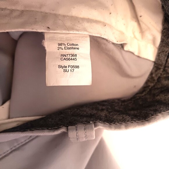 J. Crew Shorts Men 34W Light Blue/Gray Flex Chino Flat Front 9" Golf Preppy - Picture 8 of 8